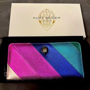Kurt Geiger London - Kensington Rainbow Wallet - metallic